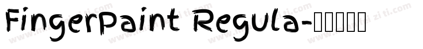 FingerPaint Regula字体转换